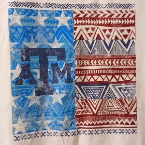 Texas A&M AGGIE muscle tank tops (set of 2) mens large or ladies XL